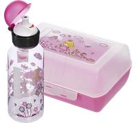 Emsa Boîte à lunch 518137 Tritan-Princesse avec gourde Multicolore 28 x 28 x 18 cm