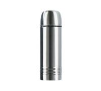 Emsa 618101600 SENATOR- Bouteille isotherme avec gobelet, fermeture Safe Loc, 1L, Acier inoxydable