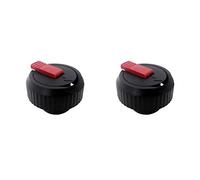 EMSA 9618041600 Bouchon de rechange pour bouteille isotherme Senator 0,35-1,0 l, noir (lot de 2)