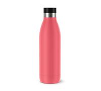 Emsa Bludrop N31123 Bouteille isotherme, 0,7 l, 100% étanche, fermeture Quick-Press, ergonomique à 360 °, plaisir de boire chaud 12 h chaud, frais 24 h, nettoyage facile, en acier inoxydable