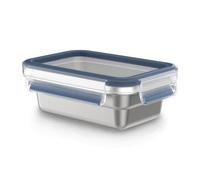 EMSA Boîte Clip & Close 0,5L - Carré - Inox