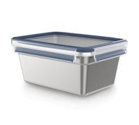 EMSA Boîte Clip & Close 2L - Rectangulaire - Inox