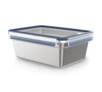 EMSA Boîte Clip & Close 3L - Rectangulaire - Inox