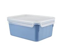 Emsa Boîte de conservation N10128 Clip & Close Color Edition - 2,2 l - 100% étanche et hygiénique - Sans BPA - Passe au lave-vaisselle, au micro-ondes et au congélateur - Bleu aqua