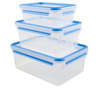 EMSA Boite hermetique alimentaire Click and Close Lot de 3 Récipients | Conservation brevetée - Boite de conservation étanche pour réfrigérateur - Congélateur et micro-ondes - Sans bisphénol A