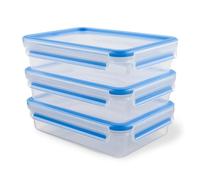 Emsa 515645 boîte hermétique alimentaire Rectangulaire 1,2 L Transparent 3 pièce(s)