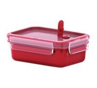 emsa Boîte pour micro-ondes CLIP & MICRO, 0,80 L, rouge Rouge G