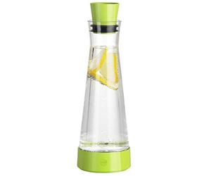 Emsa Carafe, Station de Refroidissement, Fermeture Automatique, 1 Litre, Vert, Flow Slim Friends, 515478