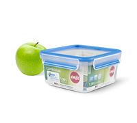 Emsa Clip&Close Boîte alimentaire carrée 1,3 L, Conservation parfaite des aliments, Joint fraîcheur 100% étanche et hygiénique, Sans odeur, Sans BPA, Fabriquée en Allemagne, Garantie 30 ans N1011300