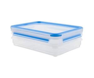 Emsa Clip & Close, Boîte de conservation, Bleu, Transparent
