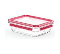 Emsa Clip&Close, Boîte de conservation, Rouge, Transparent