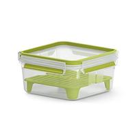Emsa Boîte de rangement alimentaire Clip & Go XL 1,3 L Vert/Transparent