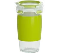 Emsa CLIP & GO Boîte de rangement alimentaire 0,45 L Plastique Vert, Transparent 1 pièce(s), Gobelet