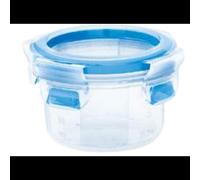 EMSA Contenant Alimentaire Rond 0.15L 92mm PP/TPE Transparent - Compatible Lave-Vaisselle/Congélateur/Micro-Ondes - Sans BPA - Fabriqué en Allemagne