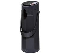 EMSA GmbH 515706 Pichet à pompe Ponza en acier inoxydable 9 l 17 x 16,5 x 39 cm, Acier inoxydable, anthracite, 17 x 16.5 x 39 cm