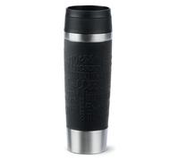 Emsa Gobelet isotherme Travel Mug Classic N20220 – 0,5 l inox, 6h chaud/12h froid, étanche, noir