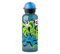 Emsa Gourde, Pour Enfants, 600 ml, Bouchon de Sécurité, Teens Graffito, Tritan, 518129