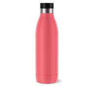 Emsa Bludrop N31123 Bouteille isotherme, 0,7 l, 100% étanche, fermeture Quick-Press, ergonomique à 360 °, plaisir de boire chaud 12 h chaud, frais 24 h, nettoyage facile, en acier inoxydable