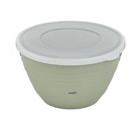 Emsa K32527 Prep&Bake Bol mélangeur en plastique 2,75 l | avec couvercle de conservation pour le stockage au réfrigérateur | fond antidérapant | parfaite stabilité lors du mélange | passe au