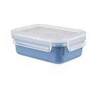 Emsa N10122 Boîte alimentaire Clip & Close Color Edition | 0,55 l | 100% étanche/hygiénique | Sans BPA | Passe au lave-vaisselle, au micro-ondes et au congélateur | Bleu aqua
