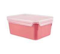 Emsa N10129 Clip & Close Color Edition Boîte de Conservation | 2,2 l | 100% étanche/hygiénique | sans BPA | Passe au Lave-Vaisselle, au Micro-Ondes et au congélateur | Corail