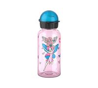 Emsa N30515 Kids Tritan Gourde pour enfants | Capacité : 0,4 l | 100% sûre, pratique, hygiénique, étanche et sans danger | Bouchon astucieux | Design : fée