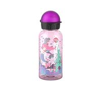 Emsa N30516 Kids Tritan Gourde pour enfants | Capacité : 0,4 l | 100% sûre, pratique, hygiénique, étanche et sans danger | Bouchon astucieux | Robuste | Design : sirènes