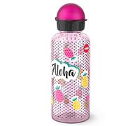 Emsa N30606 Teens Tritan Gourde | Capacité : 0,6 l | 100% sûr/pratique/hygiénique/étanche/inoffensive | bouchon intelligent | robuste | Design : Aloha