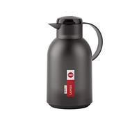 Emsa N4011900 Samba Verseuse isotherme avec fermeture Quick Press Translucide/noir 1,5 l 12 h et 24 h