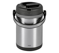Emsa 509245 Conteneur alimentaire isotherme, Enjoy Mobile, 1,7 litre, avec 2 inserts alimentaires, 100 % étanche, mobilité, noir/anthracite