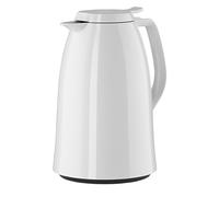 Emsa Pichet Isotherme, 1,5 Litres, Fermeture Quick Press, 100% Hermétique, Blanc Brillant, Mambo, 517004