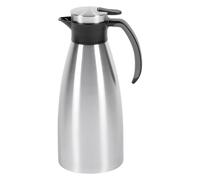 Emsa Pichet isotherme SOFT GRIP 514499, fermeture Quick Tip, 1,5 L, 100% hermétique, noir