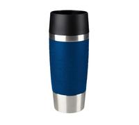 Emsa Mug isotherme Travel Mug 0,36 L, 100% hermétique, base antidérapante, Bleu 513357