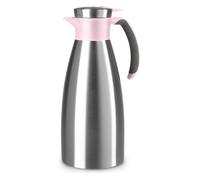 Emsa Verseuse isolante SOFT GRIP, 1,5 litre, acier inoxydable / rose Utilisation d'une seule main grâce, Carafe isotherme, Rose