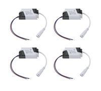EMSea 4PCS Blocs Alimentation pour Panneau LED 8-18 W Transformateur de Pilote Alimentation Non Isolé 24-86 V 280 MA pour Projecteur Plafonnier Lampadaire 75 X 34 X 20 Mm