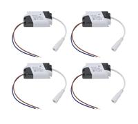 EMSea 4PCS Blocs Alimentation pour Panneau LED 8-24 W Transformateur Alimentation Non Isolé 24-86 V 280 MA pour Projecteur Plafonnier Lampadaire 75 X 34 X 20 Mm