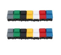 EMSea Lot de 14 Interrupteurs Tactiles à Bouton-Poussoir Carré Momentané SPDT PB86 4 Broches Adaptés Aux équipements de Contrôle de Scène 1024 1024s Et 2048