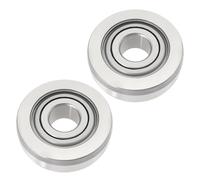EMSea Lot de 2 roulements Ag spéciaux 203KRR3 - Pièce de rechange 203RR3, 1,6 cm ID x 5,1 cm OD x 1,5 cm W pour roue de jauge de jardinière, remplace 8984YY JD8646