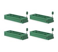 EMSea Lot de 4 douilles ZIF 40 broches 2,54 mm IC Test ZIF pour microcontrôleur, platines d'expérience, circuits imprimés
