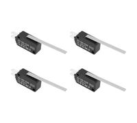 EMSea Lot de 4 Micro-interrupteurs à Levier Long XV-153-1C25 SPDT 16A 250V AC pour Systèmes électroniques