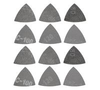 EMSea Lot de 60 Disques Abrasifs Mixtes 93 Mm X 93 Mm Grain 40 60 80 100 120 240 Compatible avec Dewalt DCS355 DCS356 DWE315 Les Disques Multi-outils