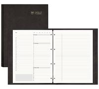 EMSHOI Carnet de réunion A4 non daté, agenda quotidien - 240 pages de liste de tâches, organisateur de productivité, agenda de rendez-vous, journal cartonné épais 100 g/m², boîte cadeau, 21,6 x 28 cm