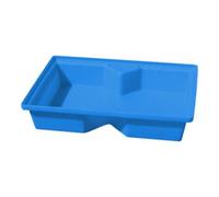 emtez PE Bac de rétention sans grille pour petits récipients 100x60,5x20cm, 63 litres Quantité:1