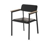 Emu - Fauteuil empilable Noir