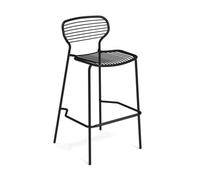 Emu - Tabouret haut empilable Noir