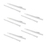 EMUCA 3007812 Lot de 5 Paires coulisses/Glissières à Galets Extrait Partie pour Tiroir couleur Blanc, 400mm