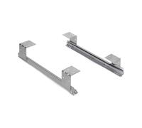 Emuca 3026025 Jeu de coulisses à galets pour tiroir porte-clavier, gris