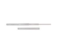 Emuca 3028805 Paire de coulisses/glissières à billes sortie totale 45mm x 600mm pour tiroir