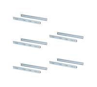 Emuca 3043205 Paires de coulisses/glissières à billes sortie totale 45mm x 300mm pour tiroir, Lot de 5 paires