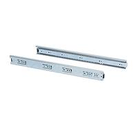 Emuca Coulisses à billes 3043405 – sortie totale 45 mm x 400 mm – Lot de 5 zingué